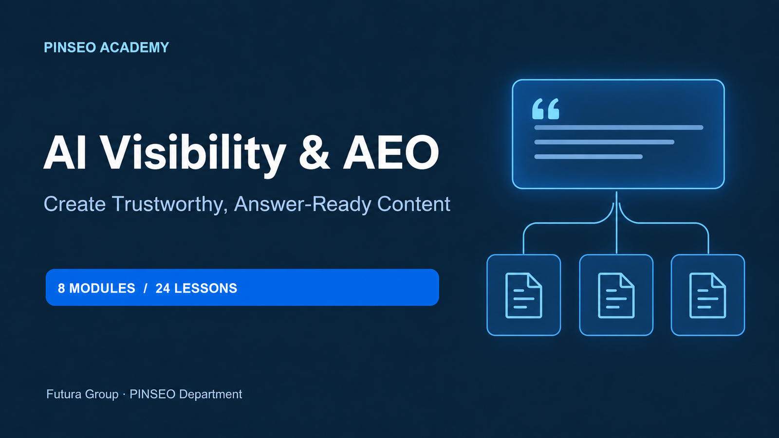 AI Visibility and AEO course cover