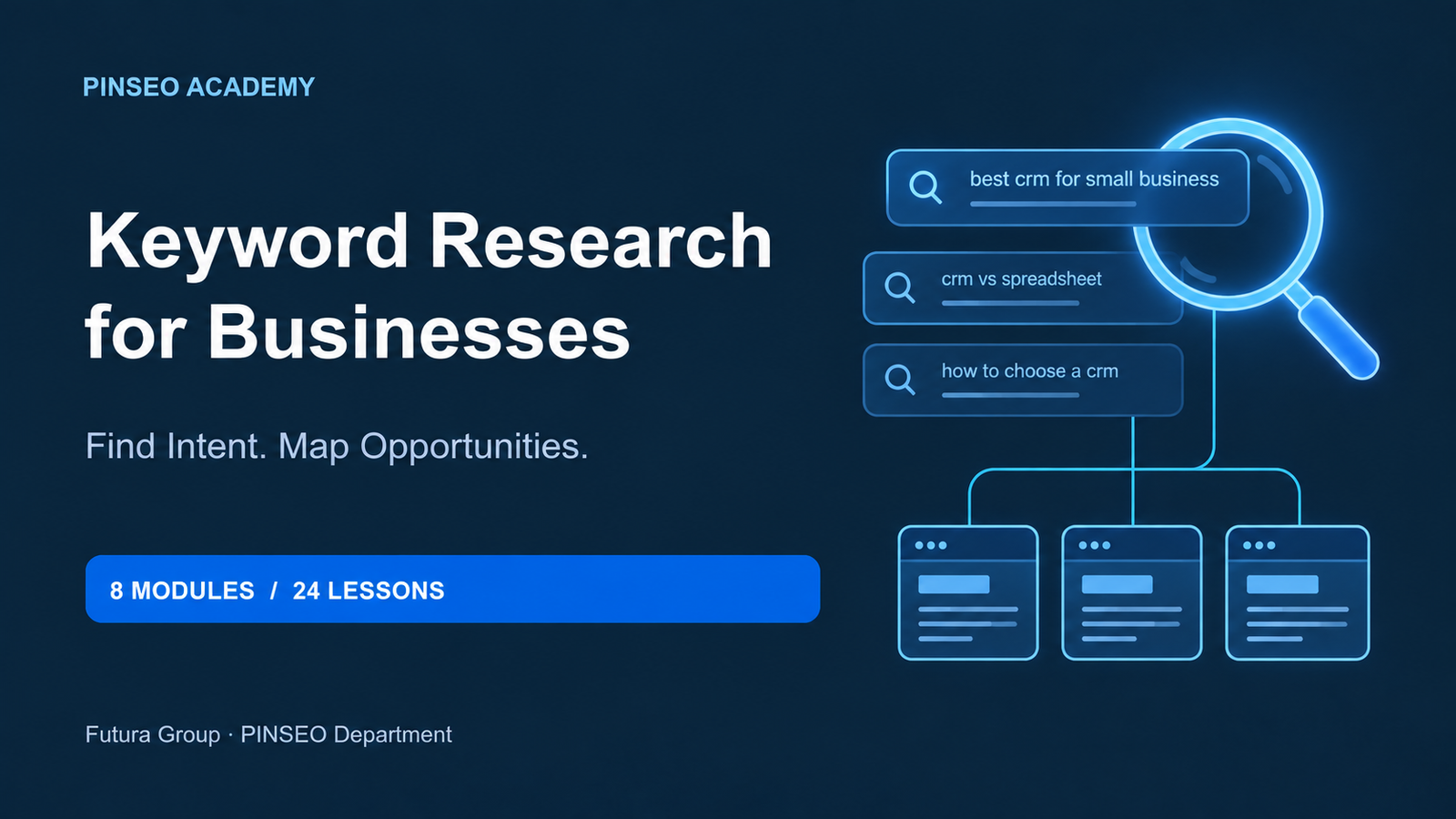 Keyword Research for Businesses course cover