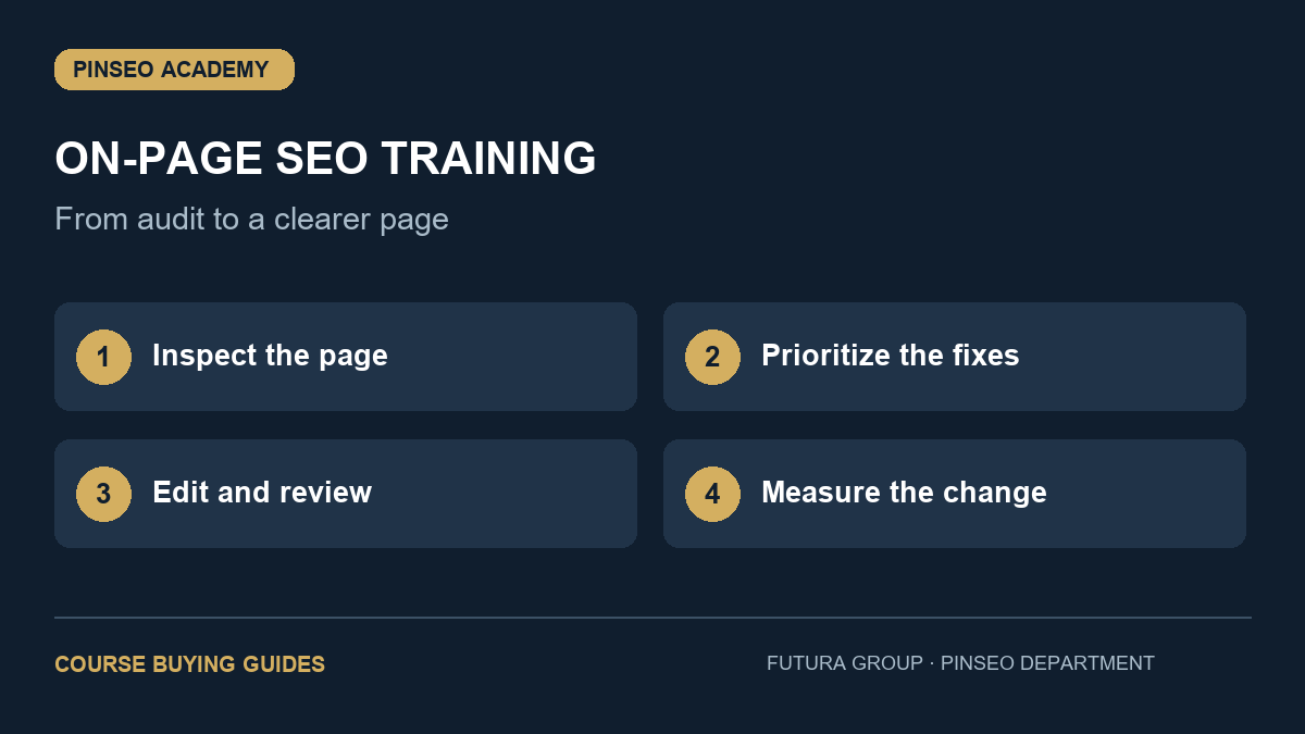 On-Page SEO Training: 7 Smart Course Buying Checks